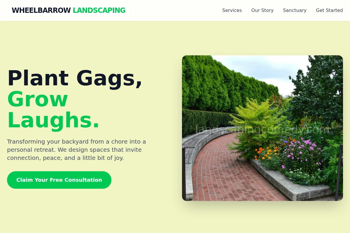 Wheelbarrow Landscaping